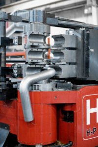 CNC tube bending machine with stacked die sets at H-P Products